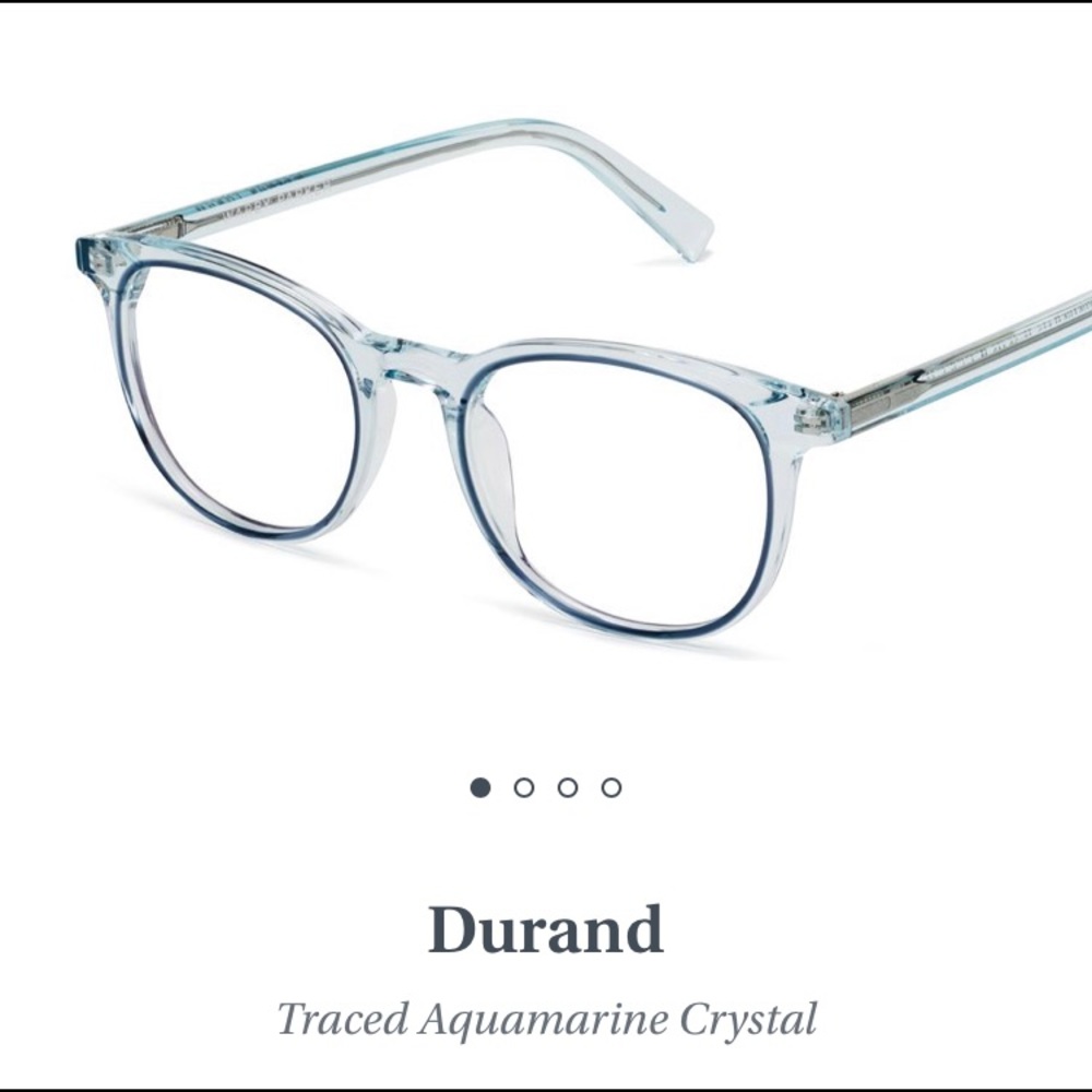 WARBY PARKER DURAND FRAMES